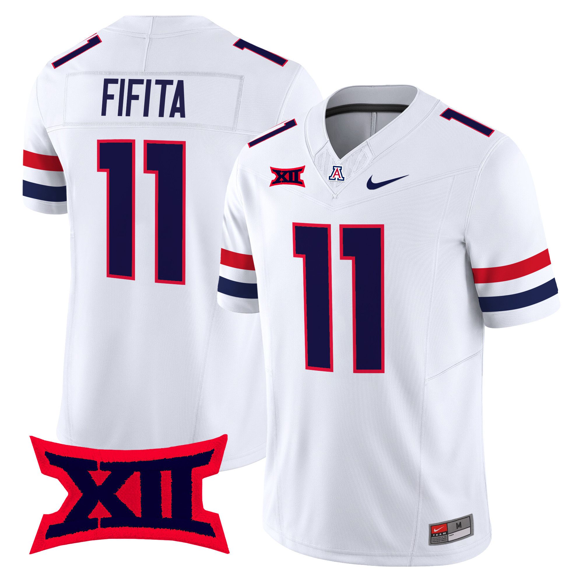 Men Arizona Wildcats #11 Fifita White Nike 2024 Vapor Limited NCAA Jersey